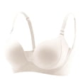 thumbnail image 1 of Push Up Bras for Women Padded Add 2 Cups Plunge Low Cut Bombshell Seamless Bra Support, 1 of 7