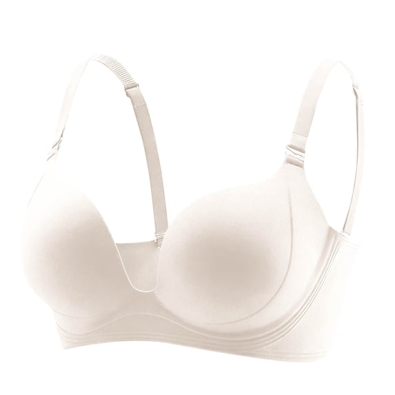 Push Up Bras for Women Padded Add 2 Cups Plunge Low Cut Bombshell Seamless Bra Support