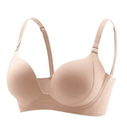 Push Up Bras for Women Padded Add 2 Cups Plunge Low Cut Bombshell Seamless Bra Support