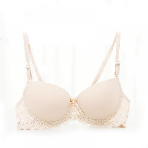 Push Up Bras for Women Plus Size Floral Lace Underwire Bra Adjustment Push Up support Bra Sexy Lace women Bra 32A~34B