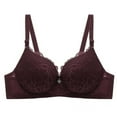 thumbnail image 1 of Push Up Bras for Women T-Shirt Bra Lace Bralettes Supportive Underwire Bras with Adjustable Strap, 1 of 2
