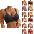 thumbnail image 1 of Push Up Bras for Women V Neck Side Support Lifting Lightweight Wireless Bralettes Everyday Bra, 1 of 9
