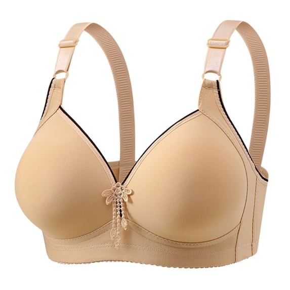 Push Up Bras for Women Wireless Comfort Sleep Plus Size Bra No Underwire Deep V Neck Comfortable Breathable Bra