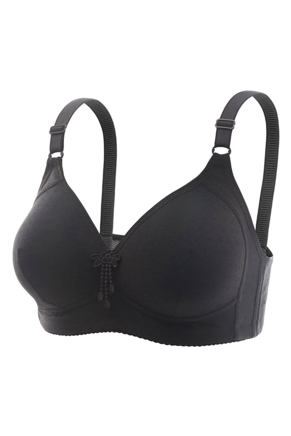 Push Up Bras for Women Wireless Comfort Sleep Plus Size Bra No Underwire Deep V Neck Comfortable Breathable Bra