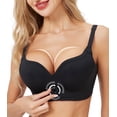 thumbnail image 1 of Push up Bras for Women with Adjustable Band Size Pushup Knob - No Underwire Full Support Wireless Comfortable Add 2 Cups Bras, 1 of 10
