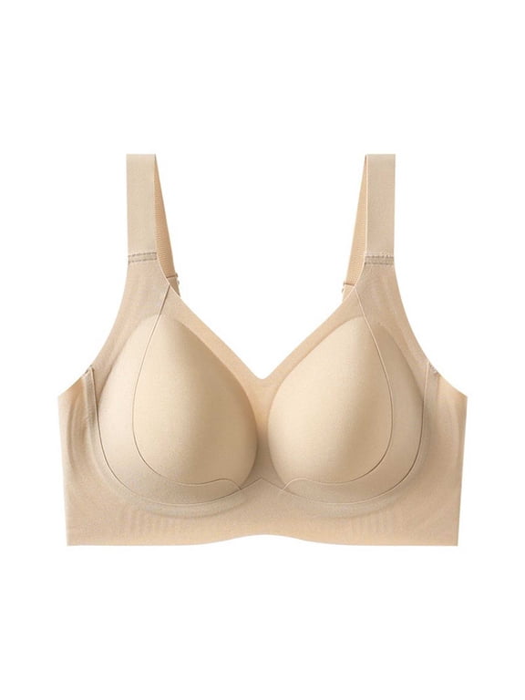 Push Up Bras to Prevent Sagging,No Side Effects Underarm And Back-Smoothing Comfort Wireless T-Shirt Bra