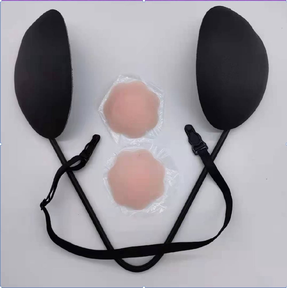 Push Up Deep Plunge Bra Kit, Invisible Adhesive Strapless Bra for ...