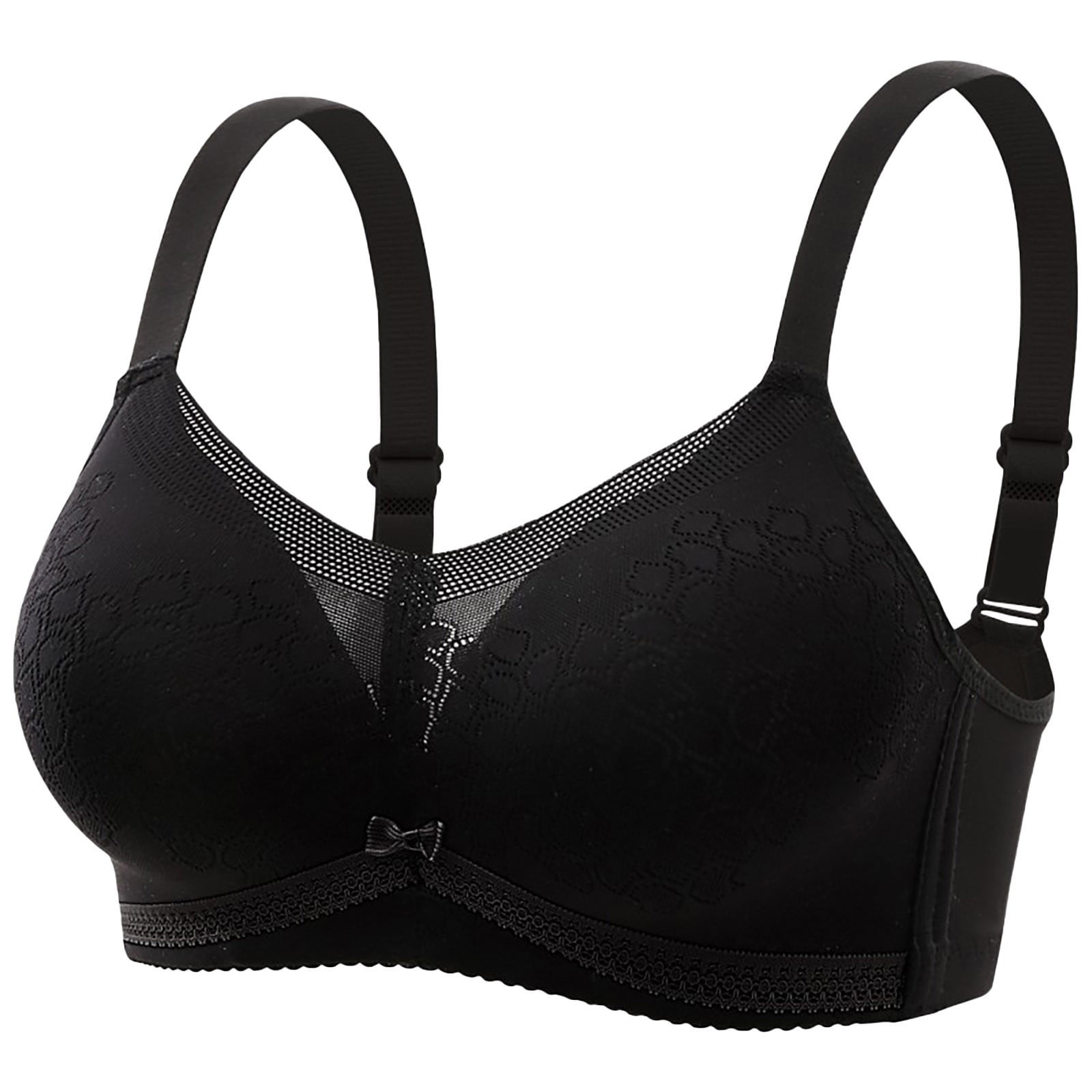 Women Full Coverage Sexy Lace Everyday Bras Push-up Minimizer Bustier Plus  Size Wireless Breathable Sports Bra : : Clothing, Shoes 