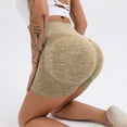 thumbnail image 1 of Push Up Leggings Cycling Gym Shorts High Waist Women Shorts Sports Shorts KHAKI S/M K-1, 1 of 8