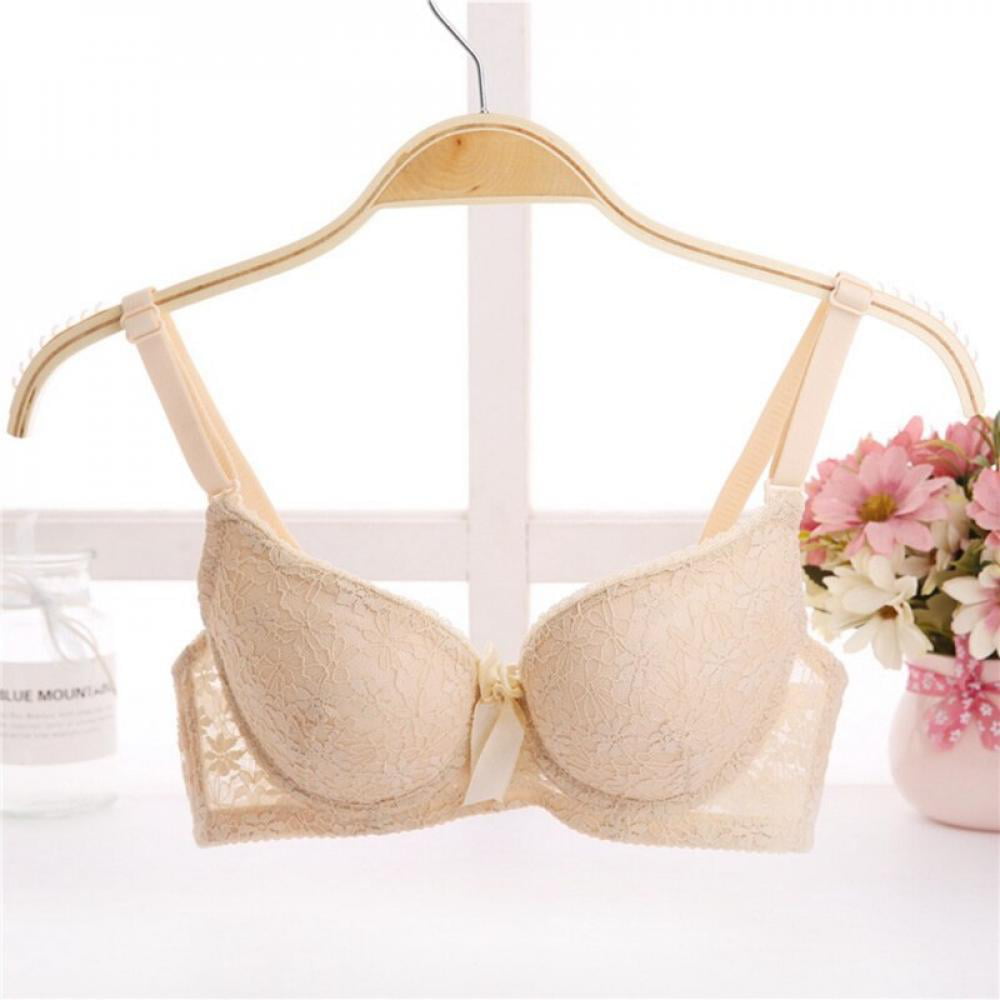Women'S Sexy Balconette Bra Demi Half Cup Push Up Padded Shelf Underwire  Low Cut Bras Push Up Bras For Ladies Sports Bras High Support No Underwire  Bras Padded Front Closure Bras 