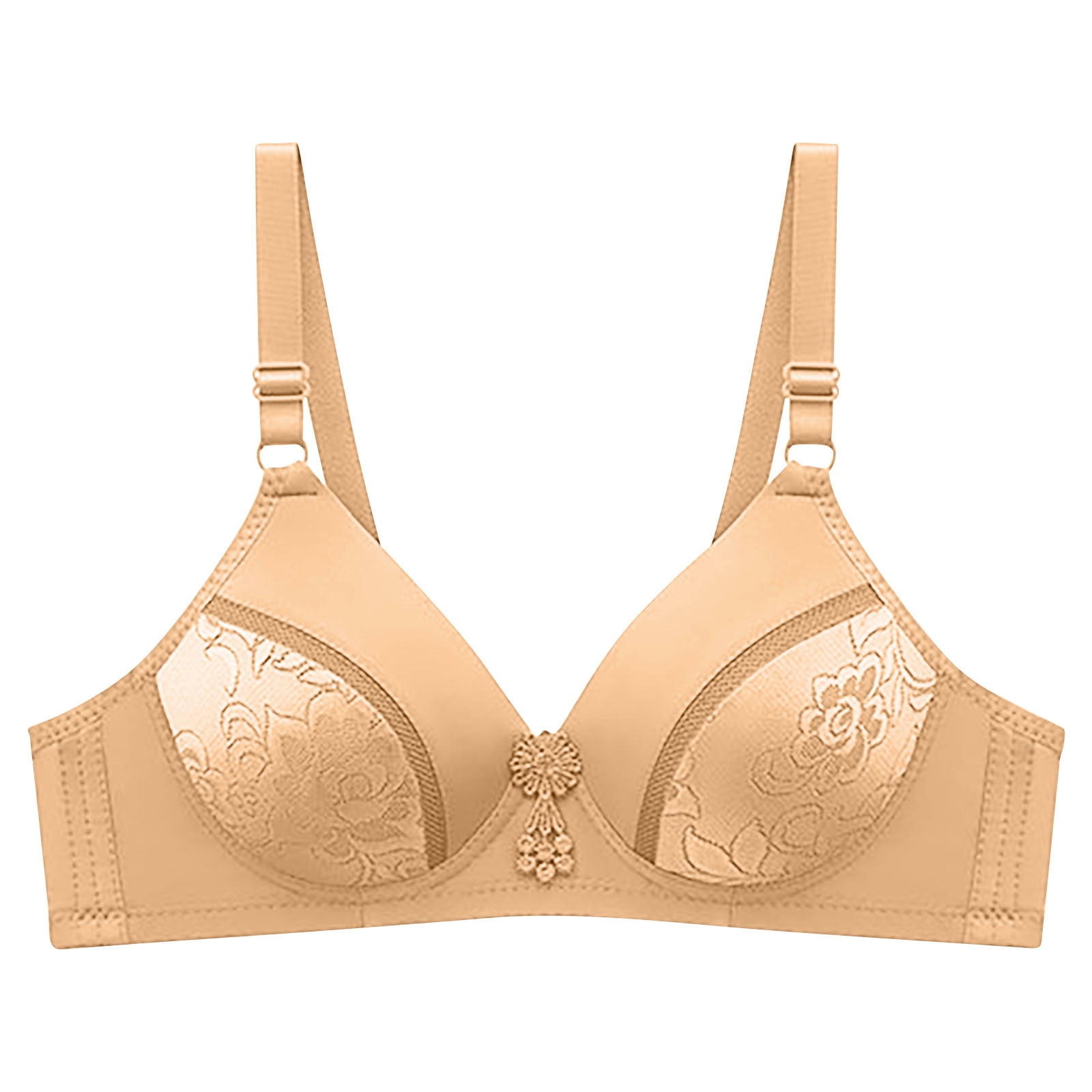 Push Up Sexy Lace Plunge Bra for Women Clearance Wireless Support