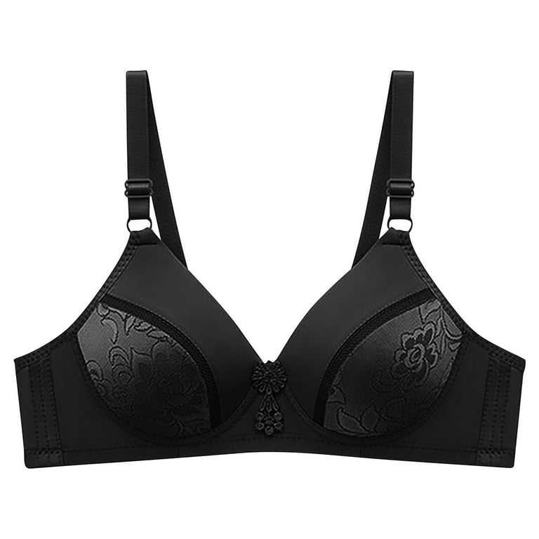 Push Up Sexy Lace Plunge Bra for Women Clearance Wireless Support Lingerie  Full Coverage Minimizer Bra Plus Size Comfort Cotton Bralette Breathable