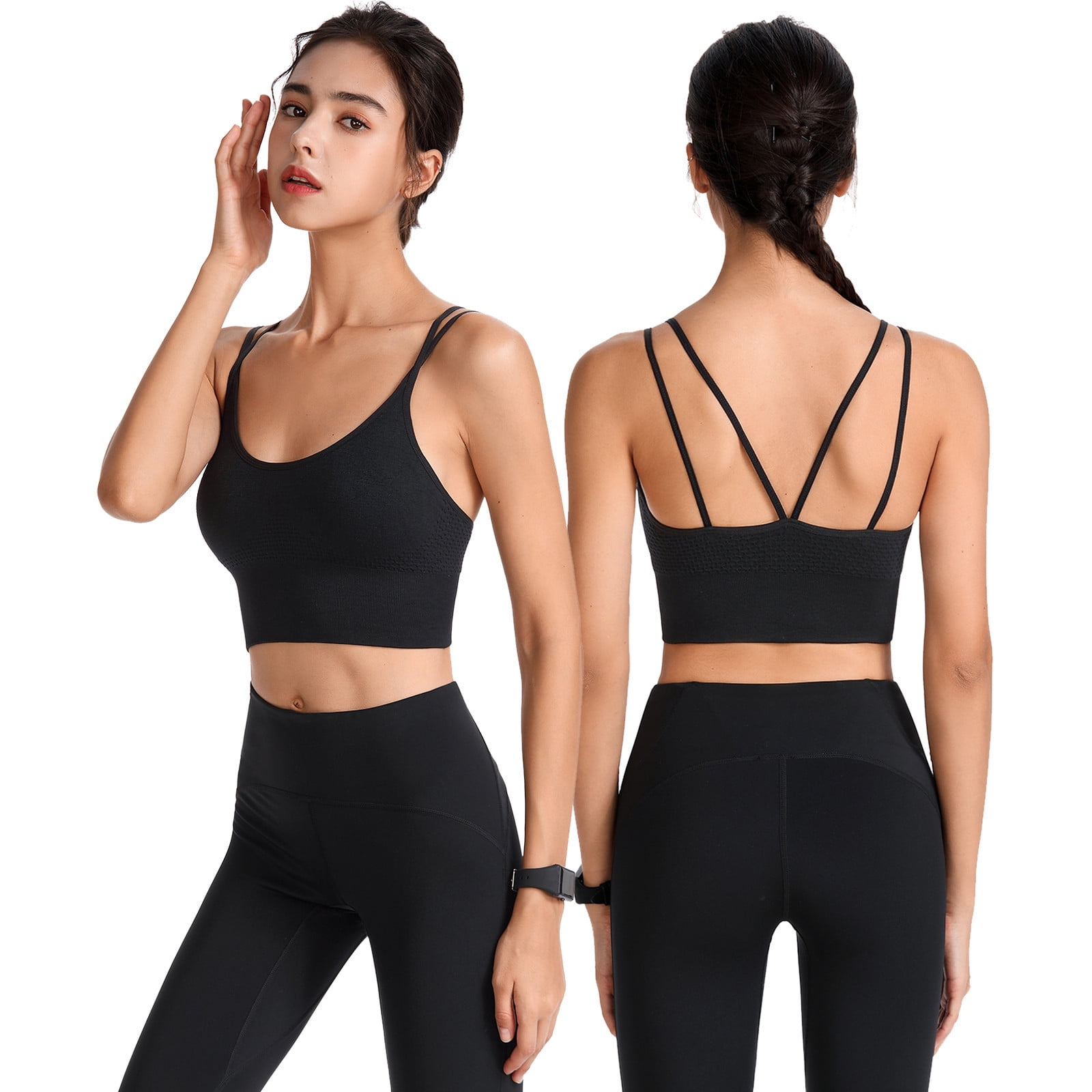 Push Up Sports Bras For Women Deals!AIEOTT Sexy Comfortable Plus Size Bra，Women  Bra With String Quick Dry Shockproof Running Fitness Underwear,Fashion  Gifts for Women,Yoga Bra,Summer Savings Clearance 