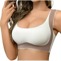 Push Up Sports Bras for Women Padded Workout Bra Seamless Racerback Activewear Bra Wireless Yoga Gym Fitness Bralette