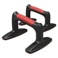 thumbnail image 1 of Push Up Stands 2PCS,Home Gym Equipment for Chest Muscle Training & Arm Strength, Stable Support for Full-Body Fitness(Red), 1 of 7