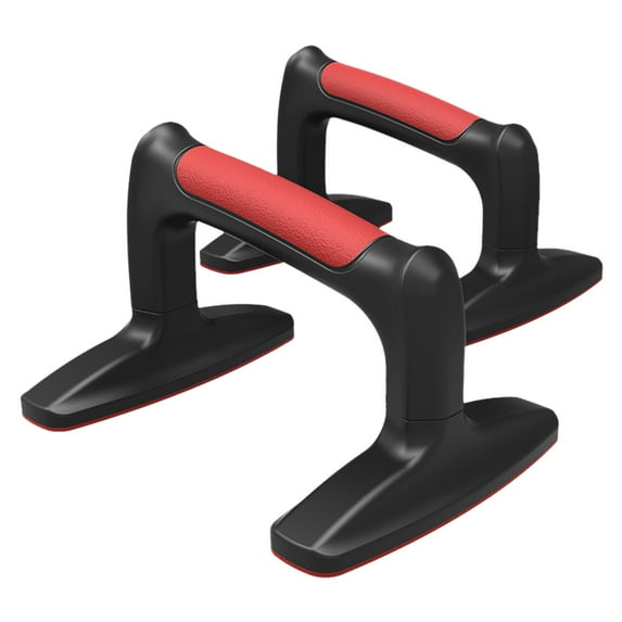 Push Up Stands 2PCS,Home Gym Equipment for Chest Muscle Training & Arm Strength, Stable Support for Full-Body Fitness(Red)