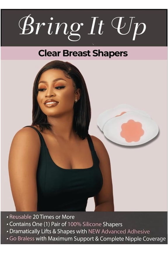 Push Up Sticky Bra, Breast Lifters, Backless, Strapless, Breast Shaper, Adhesive, Nipple Cover, Pasty, Cup Size