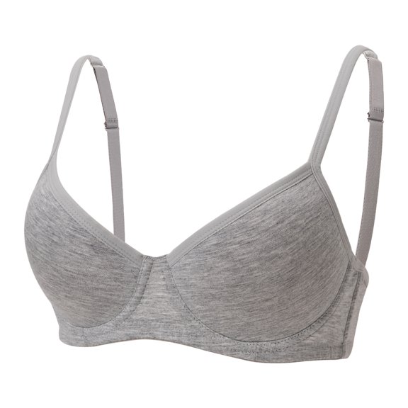 Push Up Underwire Bra with Adjustable Straps Gray 85C