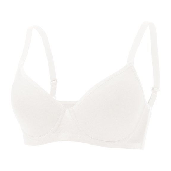 Push Up Underwire Bra with Adjustable Straps White 90C