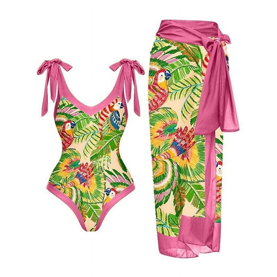 Push Up Women Bikini Set Floral Printed Ruffle Bikinis Strappy Bandage Swimwear Brazilian Biquini Bathing Suit A10
