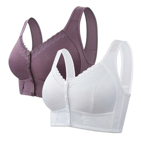 Push Up Women's Bra Moona Bra For Senior Front Closure Breathable Bra For Seniors Wirefree Bras For Older Women, Women's Bra 36