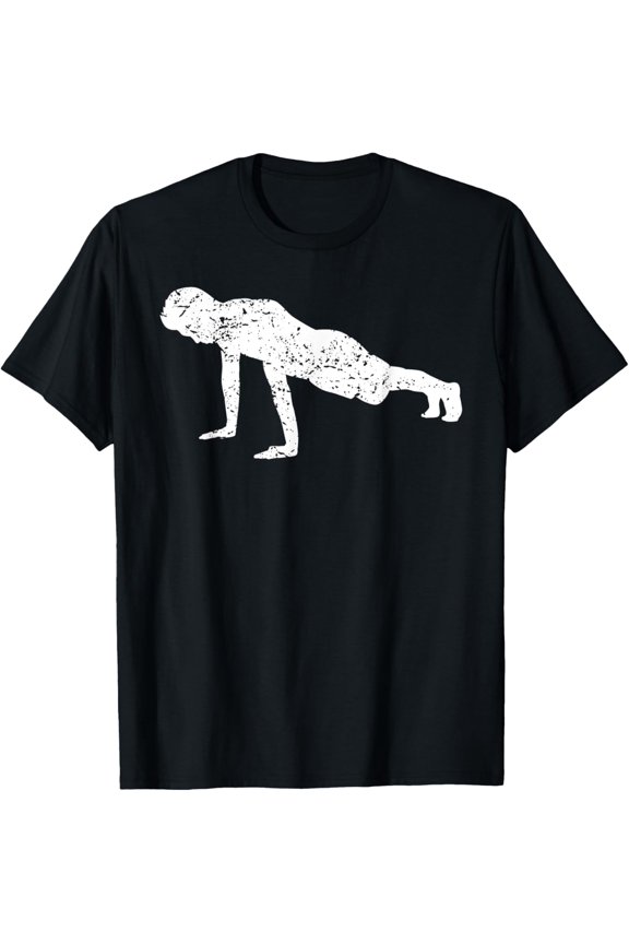 Push-Ups Home Workout Strength Training Push Ups Fitness T-Shirt