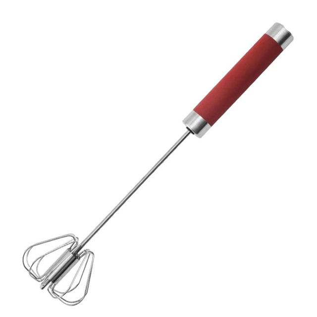 Push Whisk Hand Push Whisk SemiAutomatic Whipper Stainless Steel