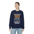 thumbnail image 1 of Push You In Front of Zombies save American Eskimo Unisex Sweatshirt S-2XL, 1 of 9