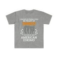 thumbnail image 1 of Push You In Front of Zombies to save American Eskimo Unisex T-shirt S-3XL, 1 of 2