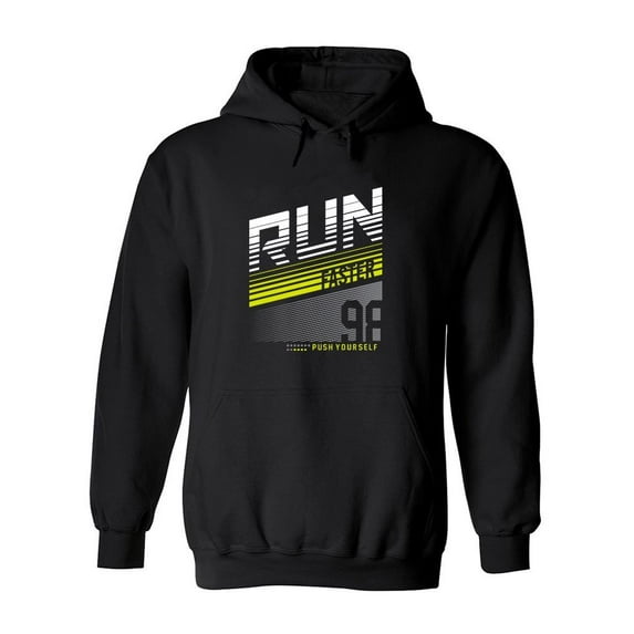 Push Yourself 98 Hoodie Men -Image by Shutterstock, Male Medium