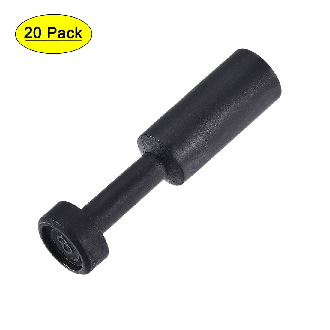20-Pack 5/16" Push-to-Connect Air Hose Plug Fittings - Plastic Cap Connectors For Pneumatic Systems, White - View #5