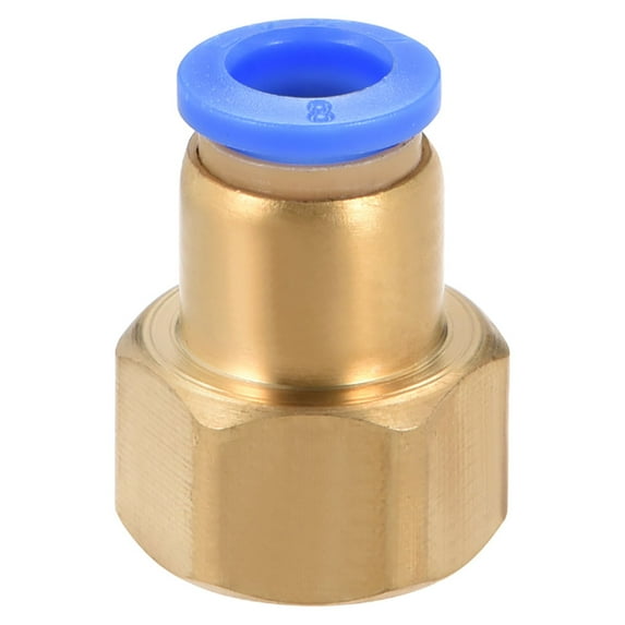 Push to Connect Tube Fitting,Adapter,8mm Tube OD x G3/8" Female Straight Pneumatic Connecter Pipe Fitting