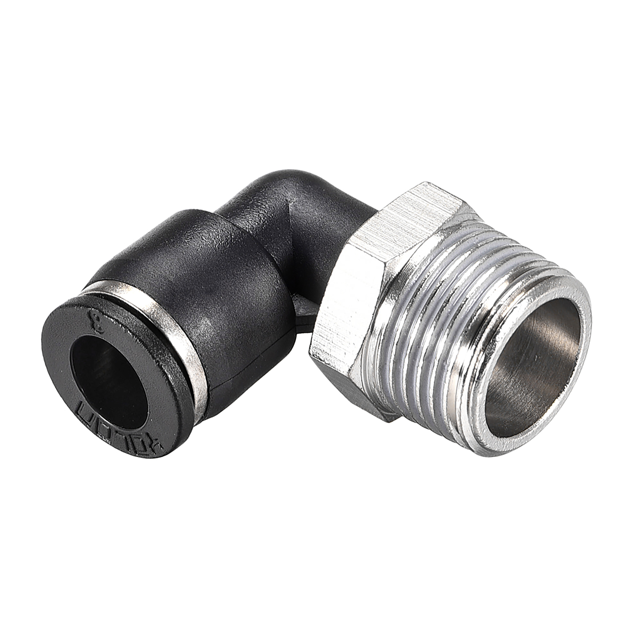 5x 3/8" Tube OD X 1/2" NPT Male Elbow Push-to-Connect Air Fittings – Hardwareeeer