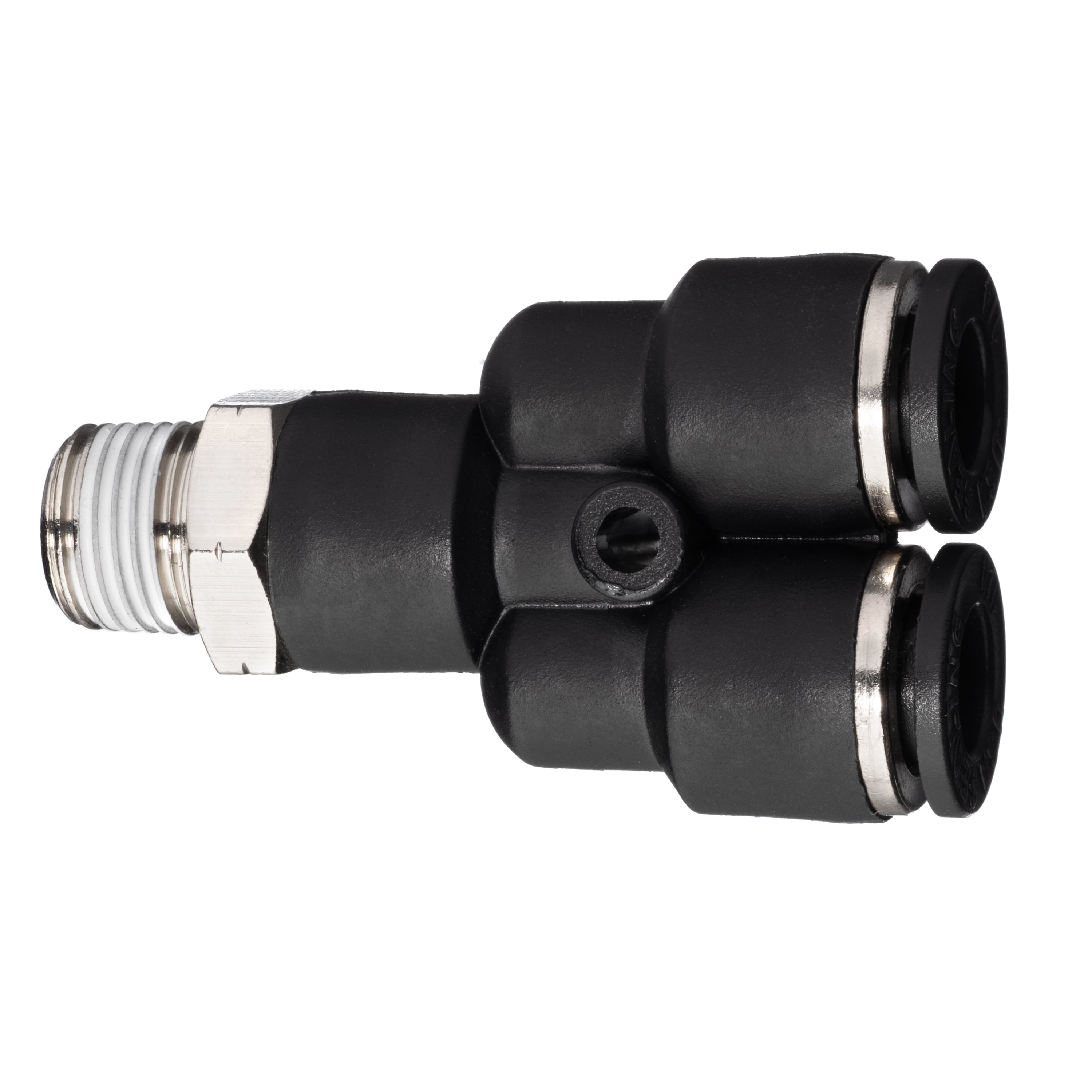 10-Pack 3/8" OD X 1/4" NPT Male Push-to-Connect Fittings - Straight Air Fittings