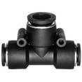 thumbnail image 1 of Push to Connect Tube Fitting - Nylon Plastic - Reducing Union Tee - 6mm x 4mm Tube OD, 1 of 1