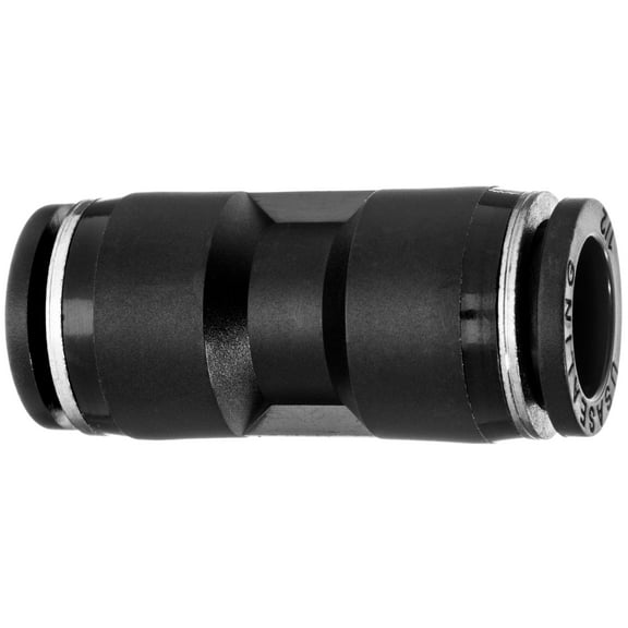 Push to Connect Tube Fitting - Nylon Plastic - Union - 1/4" Tube OD