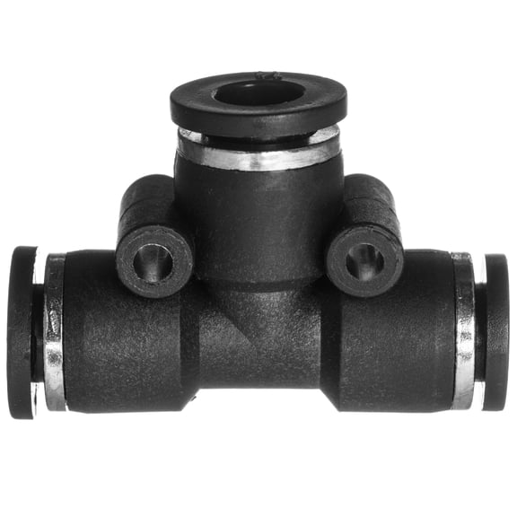 Push to Connect Tube Fitting - Nylon Plastic - Union Tee - 1/4" Tube OD