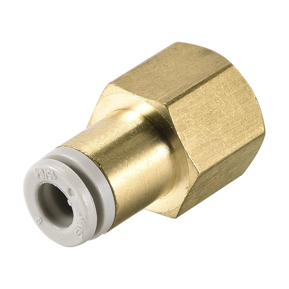 Push to Connect Tubing Fittings 6mm Tubing OD x 1/4 PT Female Straight Pneumatic Connector