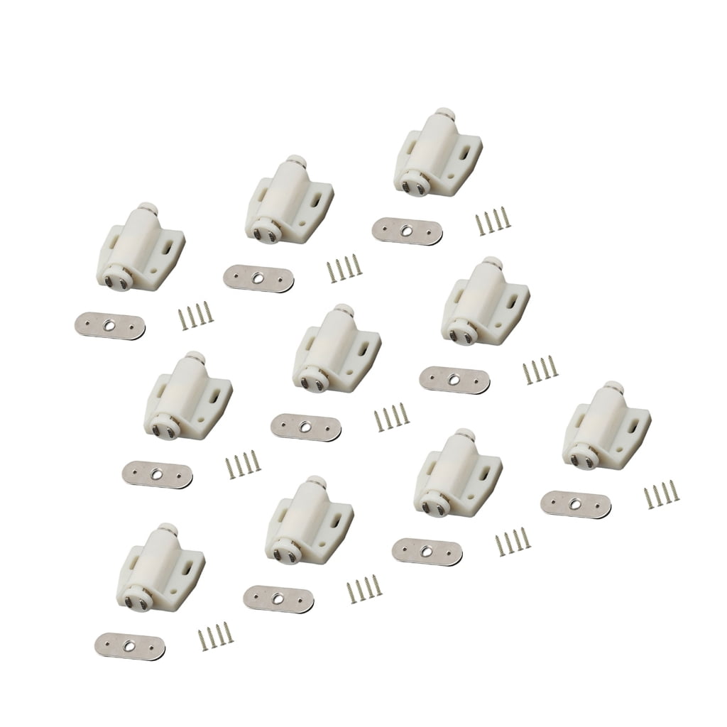 Push to Open Door Catch for Cupboards and Drawers with Fixing