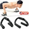 thumbnail image 1 of Push up Bars Training Handle Portable Calisthenics Non-slip for Home Gym 330LBS, 1 of 7