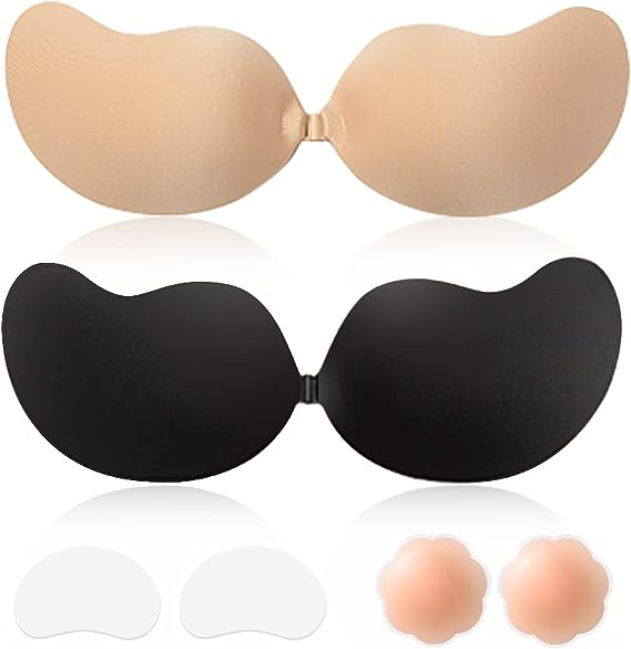 Push up Bra Sticky Bra Backless Adhesive Strapless Invisible Push Up