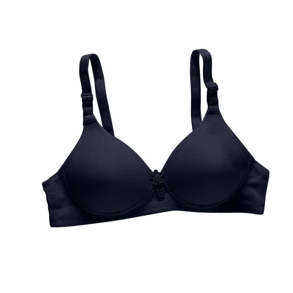 Push up Bra Women Back-Smoothing Bra Feature V-Neck T-Shirt Bra Style W-488 Black 38
