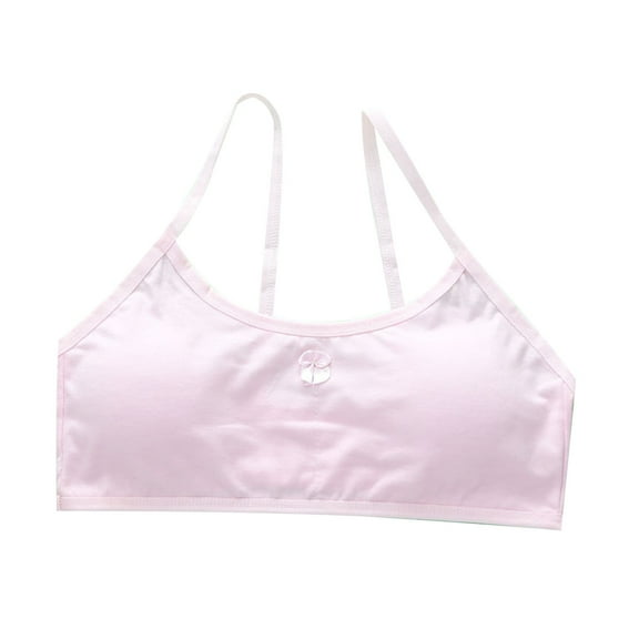 Push up Bras Training Bras for Girls Seamless Sports Comfy Soft Tween Bras Padding Girls Bras One Size