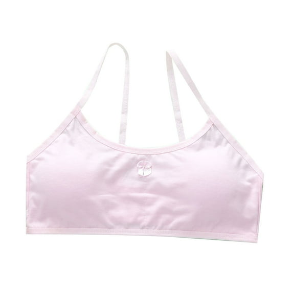 Push up Bras Training Bras for Girls Seamless Sports Comfy Soft Tween Bras Padding Girls Bras One Size