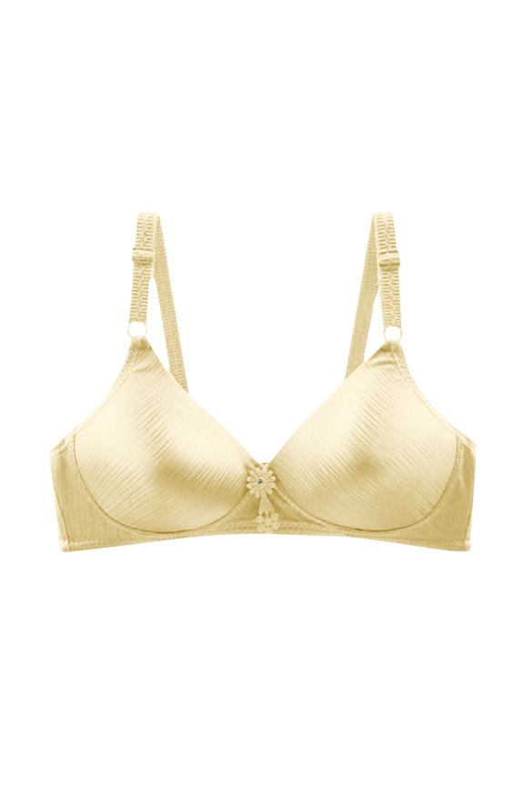 Push up Bras for Women Comfort Lightweight Compression Underwire Underwear Ladies No Rims Wirefree Convertible Bras