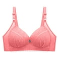 thumbnail image 1 of Push up Bras for Women Plus Size Full Coverage Compression Underwire Bra Everyday Ladies Elder Comfy Breathable Bralettes, 1 of 3