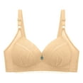 thumbnail image 1 of Push up Bras for Women Plus Size Full Coverage Compression Underwire Bra Everyday Ladies Elder Comfy Breathable Bralettes, 1 of 3