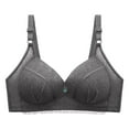 thumbnail image 1 of Push up Bras for Women Plus Size Full Coverage Compression Underwire Bra Everyday Ladies Elder Comfy Breathable Bralettes, 1 of 3