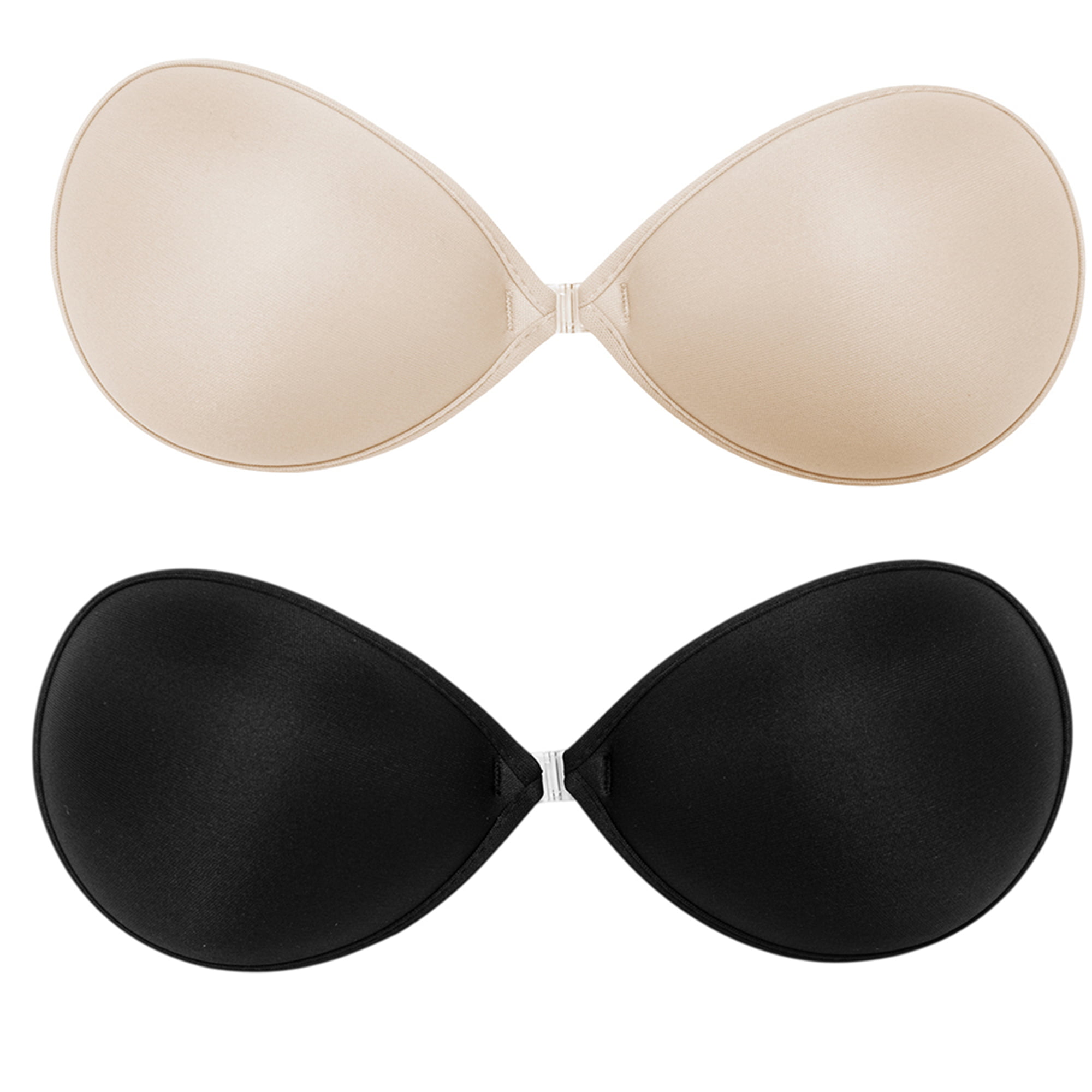 Adhesive Silicone Bra Strapless Backless Reusable Push-up Bra Wing
