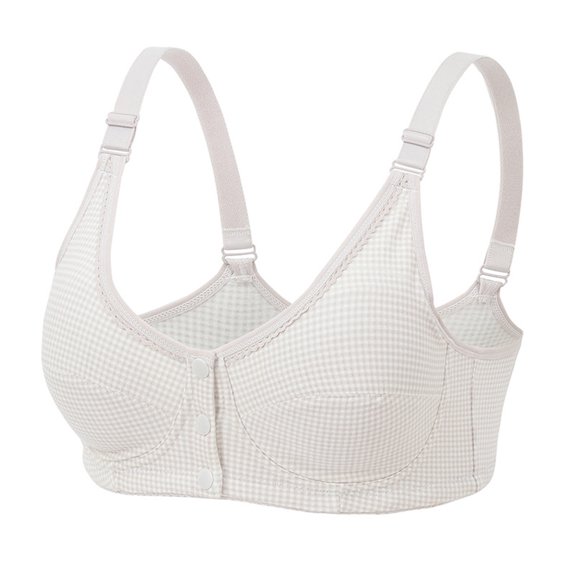 Womens Push up Sports Bras Lightly Lined Bra Feature V-Neck Sport Bra Hook and Eye Closure Wireless Everyday Bra Style W-1732 XXL
